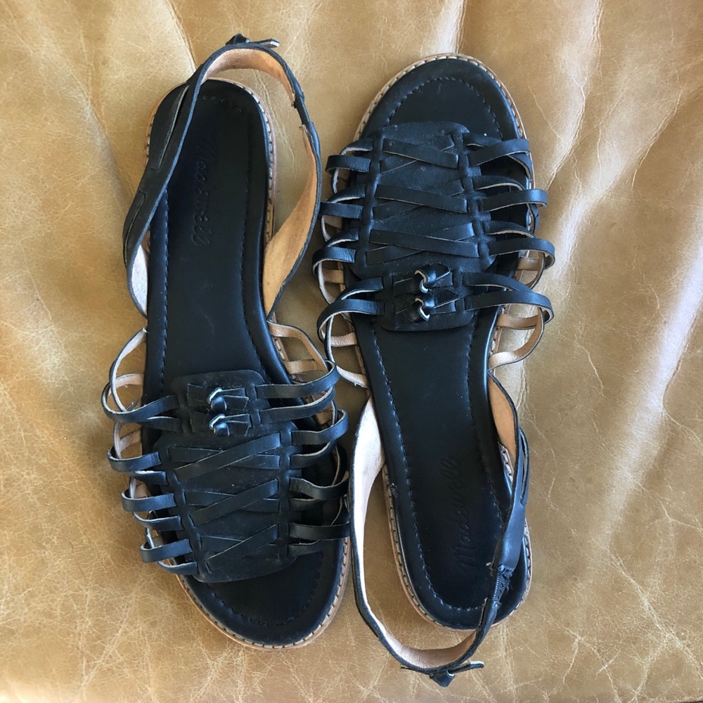 Madewell Huarache leather sandal size 9